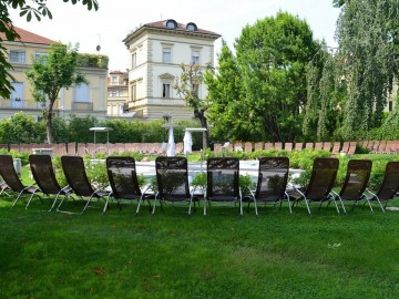 Da Roma a Saint Didier. L'outdoor Fiam per gli spazi contract